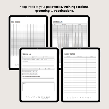 Pet Care Digital Planner