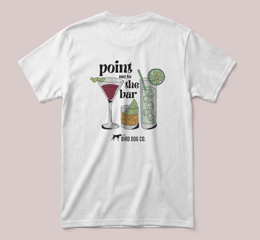Point Me to the Bar Bird Dog T-Shirt