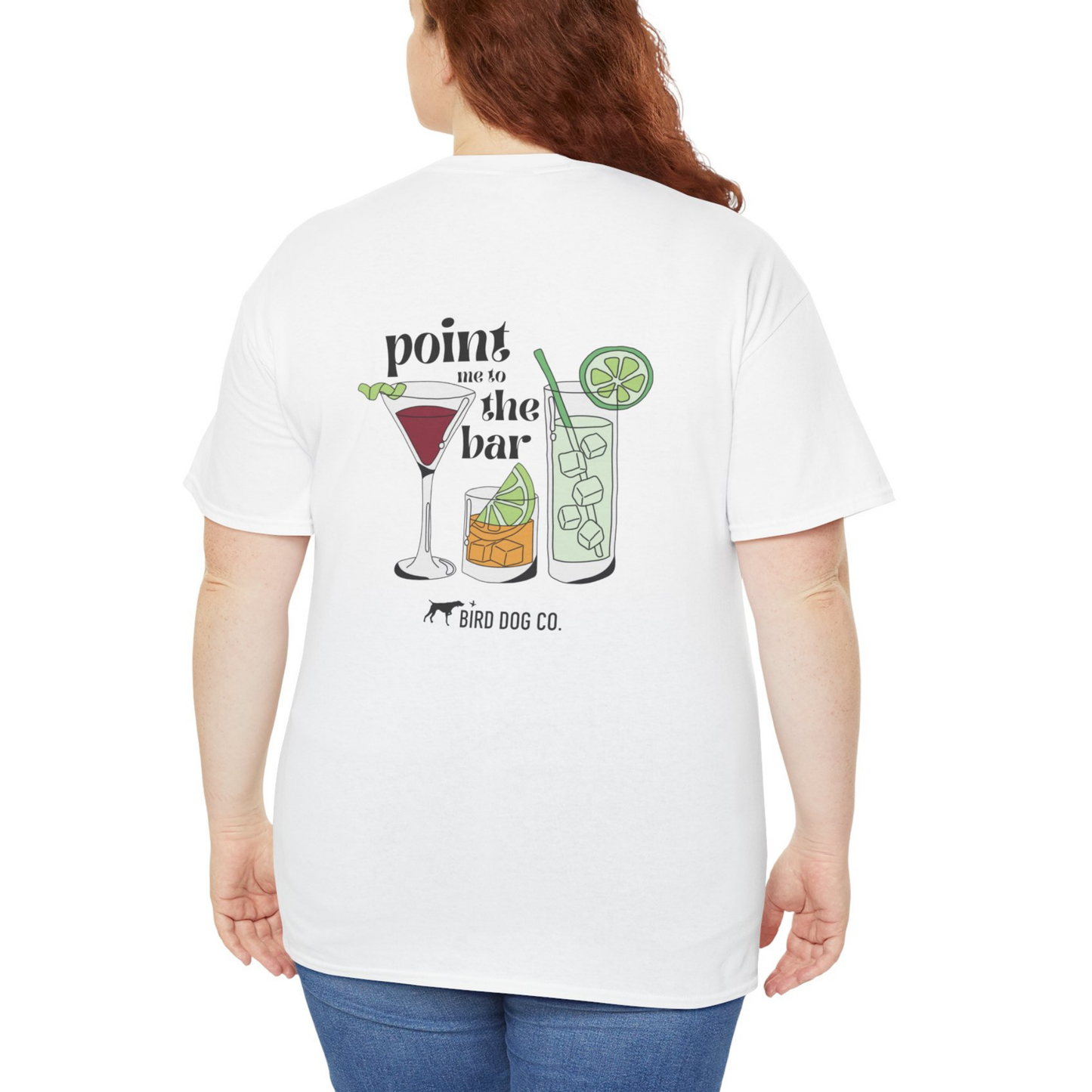 Point Me to the Bar Bird Dog T-Shirt